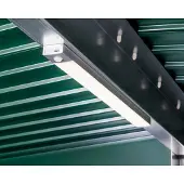 Hörmann Ecostar, LED-Magnetlampe mit Bewegungssensor für EcoStar Gerätehäuser, silber