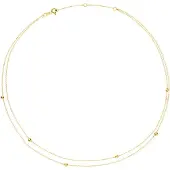 Jackie Gold Jackie JKN23.351 Dames Ketting 42cm JKN23.351 Damenhalskette