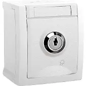 EGB Pacific FR Schuko-Steckdose abschliessbar weiss Schliessung 9 90591149-DE