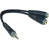 Klotz Y-Kabel 35-mm - Twin weibliche 35 mm kompakten Kopfhörer Verteiler
