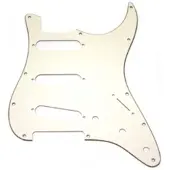 Fender Modern-Style Stratocaster Pickguard 11-Loch S/S/S Parchment