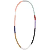 REMEMBER Halskette "Como" - L 61 cm, Ø 0,6 cm - farbenfrohe Halskette