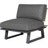 Diamond Garden Nora Sun & Rain Mittelteil Aluminium/Teak