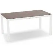 Best Cleveland Loungetisch 140x80x68cm, Gestell WeiĂź, Tischplatte Keramik 4043153110871