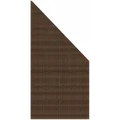 Traumgarten Sichtschutzzaun WEAVE Mocca Anschluss Sichtschutz