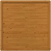 Traumgarten Sichtschutzzaun ARZAGO Holz Braun Sichtschutz Lamellenzaun