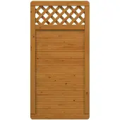 Traumgarten Sichtschutzzaun ARZAGO Holz Gitter Braun Sichtschutz Lamellenzaun, 90x179 cm