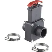 Planet Pool PVC-Absperrschieber für 38mm Schlauch