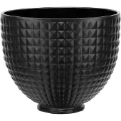 KitchenAid Keramikschüssel 4,7L Light & Shadow Bowl - Black Studde Rührschüssel