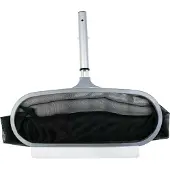 Planet Pool Profi Bodenkescher silber/schwarz