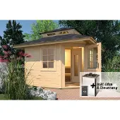 Weka Saunahaus KURIKKA OS 7,5 KW natur x B x T x H x 298 x 298 x 315