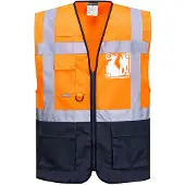Portwest Warnweste mit vielen Taschen Orange M