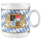 Esmeyer 6 x Seltmann Becher 05, Form: 1/2 Dick, Dekor: 27110 Bayern