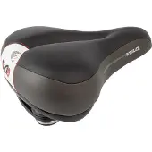 Velo Newport Gemini, Fahrradsattel, Stadt, Unisex, Schwarz, Grau, Weiß, Einfarbig, Schaum