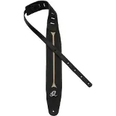 Ortega OSBS-2 Ledergurte für Gitarren Black