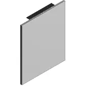 Buderus Blende Glas Gerät weiß - 8737707790