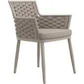 OUTLIV. Leon Gartensessel Aluminium mit Sitzkissen Sand 10891