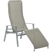 Karasek California Bäderliege Aluminium/Textilene Sand|Hellgrau 11580975