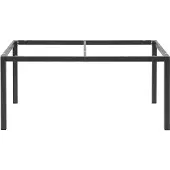 OUTLIV. Gartentisch-Gestell 160x90cm Aluminium Dunkelgrau BK-KDT-004