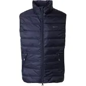 Gant Light Down Vest Evening Blue Größe: 3XL | Bodywarmer Outlet | Herren | Blau