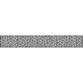 GROEN & JANSSEN GroJa Designeinsatz Leafs - Aluminium Anthrazit 180x30 cm