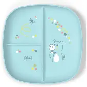 Chicco 3-teilige blaue Platte 12m+