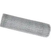 vidaXL Hexagonzaun Silber 0,4 x 10 m Verzinkter Stahl