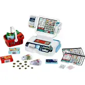 Klein Registrierkasse m. Ton und Licht - Weiß - - One Size - Spielzeug