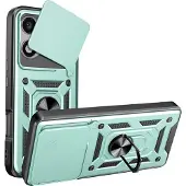 Avizar , Honor 400 Lite Hülle Ring Magnet Kameraschutz, Grün