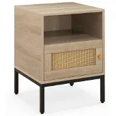 Coast Nachttisch Rattan 40 x 40 x 57 cm Natur