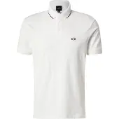 Armani Exchange für Herren. XM001289AF10363U0009 Tailliertes Poloshirt weiß (XL), Lässig, Baumwolle, Kurzarm