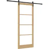 vidaXL Schiebetür Sonstiges ORKDAL Braun 93 x 232 cm