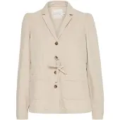 Atelier Rêve Jackenblazer Damen Leinen beige, 36 786895-0001-00360