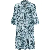 Kaffe Kleid in Türkis/ Blau - 40