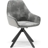 Vicco Loungesessel Eleganza Hellgrau 60 x 89 cm, Model 53202