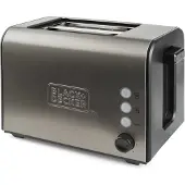Black & Decker BXTO900E Toaster Doppelschlitz 900W edelstahl