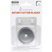 Hahnemuhle Rollklinge 10608881, Ø 45mm, für Rollschneider, gerader Schnitt, Stahl, 5 Stück
