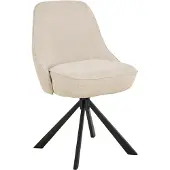 Ebuy24 (2er Set) Carlton Esszimmerstuhl Drehfunktion beige.