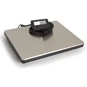 Perel Digitale Paketwaage mit externem LCD-Display, Plattformwaage für Pakete Gepäck Tiere,