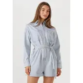Josh V Damen Jumpsuits Pien - Lichtblauw - Größe XL