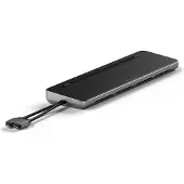 Satechi ST-DDSM, M.2, SATA, 10 Gbit/s, USB Anschluss, Schwarz, Silber
