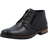 Rieker Herren Stiefelette aus Leder mit funktionalem Reißverschluss 14609, Größe:44 EU, Farbe:Schwarz