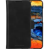 dbramante1928 Samsung Galaxy S25 Plus Hülle - Echtes Leder - - 2 in 1 Case/Klapphülle - Schwarz