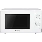 Panasonic NN-E20JW, Arbeitsplatte, Solo-Mikrowelle, 20 l, 800 W, Drehregler, Weiß