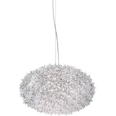 Kartell Design Hängelampe Bloom S1, klar / transparent, für Wohn- / Esszimmer, Kunststoff, Design, Pendelleuchte