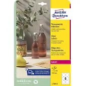 Avery Transparente Etiketten