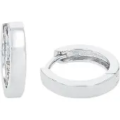 Amor Creolen für Damen, Sterling Silber 925 amor Silber