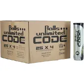 Balls Unlimited Tennisbälle Code Black gelb Dose 25x4er im Karton