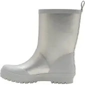 Hummel Rubber Boot Jr Kinder Gummistiefel Regenstiefel Stiefel Kinderstiefel wasserdicht silber 206511-1508, Schuhgröße:31 EU
