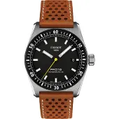 Tissot T1494071605100 Armbanduhr PR516 Powermatic 80 mit Lederband